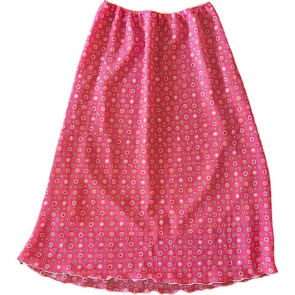 90s Y2k Bubble Gum Midi Slip Skirt - Picture 1 of 5